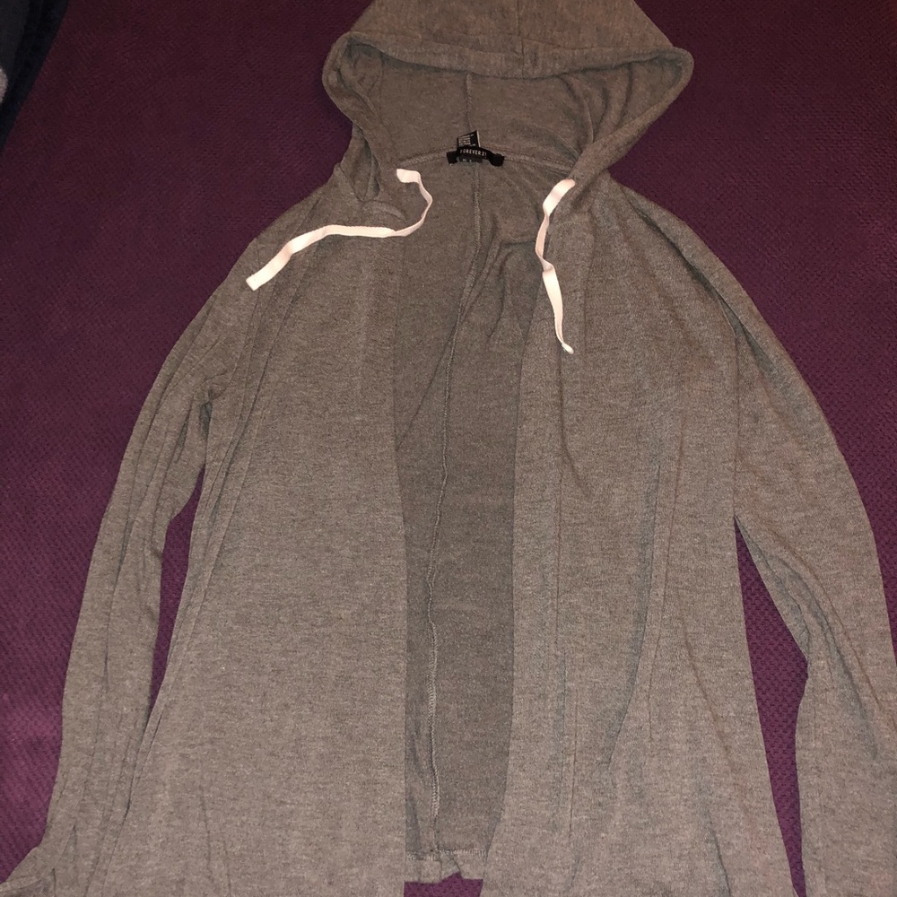 Hooded cardigan